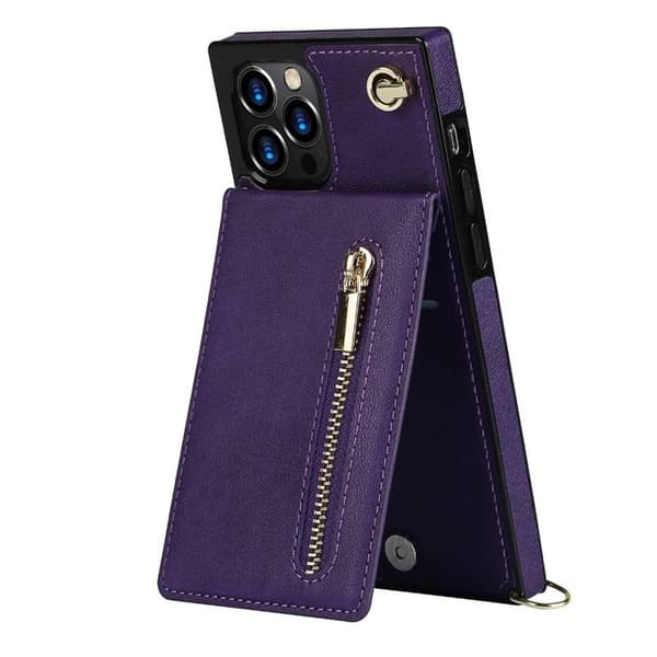 Zipper halskjede deksel Apple iPhone 12 Pro Max - Lilla