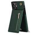 Miniatyrbild 4 av 7: Zipper necklace case Apple iPhone 12 - Grön