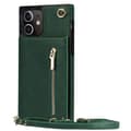 Pikkukuva 1 / 7: Zipper kaulakorukotelo Apple iPhone 12 Mini - Vihreä