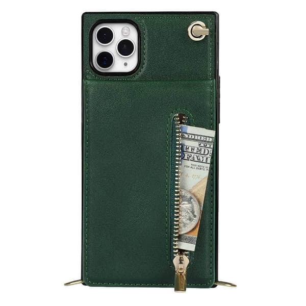 Zipper halskjede deksel Apple iPhone 11 Pro Max - Grønn