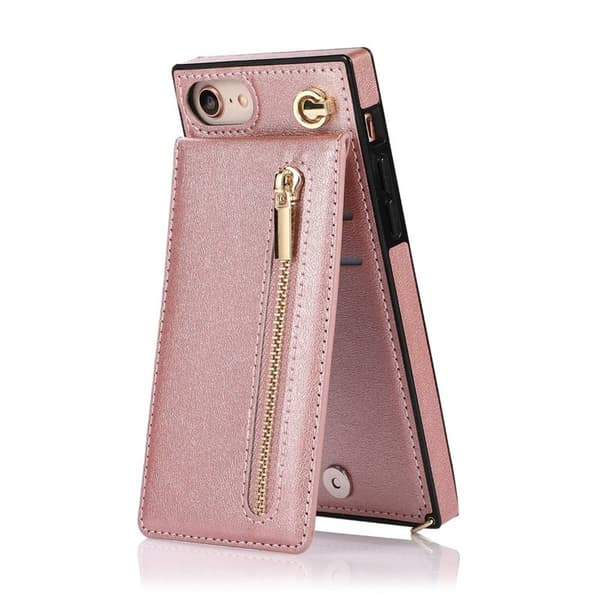 Zipper halskæde etui Apple iPhone 7 - Rose