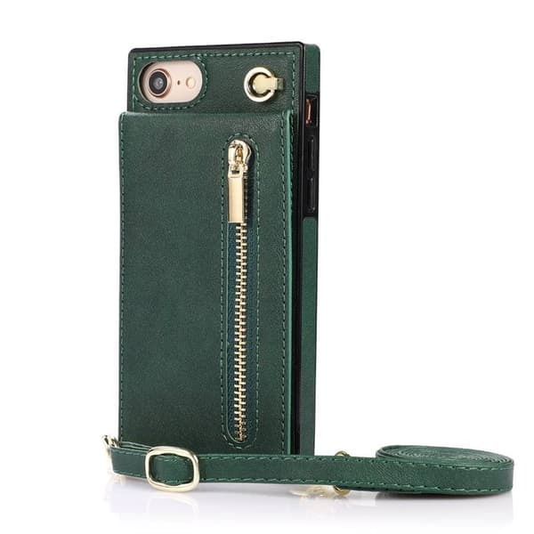 Zipper halskjede deksel Apple iPhone 7 - Grønn