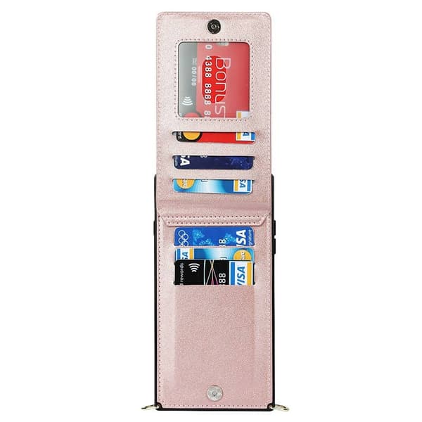 Zipper necklace case Apple iPhone 8 Plus - Rosè