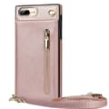 Miniatyrbild 1 av 6: Zipper necklace case Apple iPhone 8 Plus - Rosè