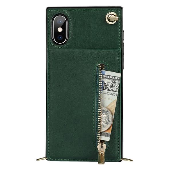 Zipper halskjede deksel Apple iPhone XS Max - Grønn