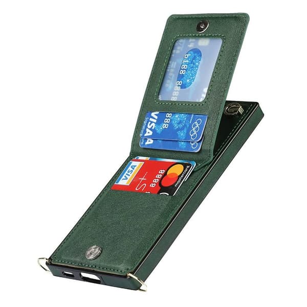 Zipper halskæde etui Samsung Galaxy Note 10 Plus - Grøn