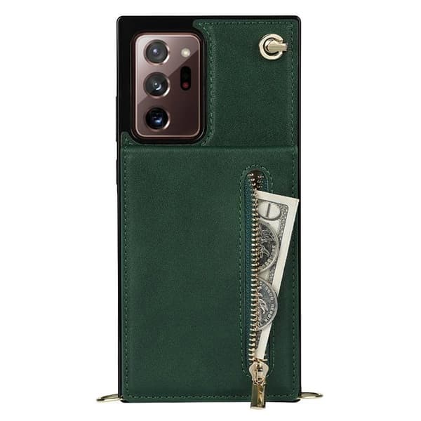 Zipper halskæde etui Samsung Galaxy Note 20 Ultra - Grøn