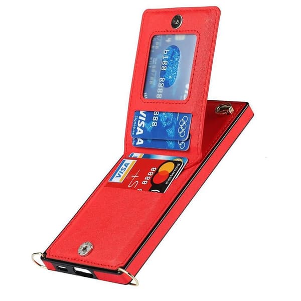 Zipper halskjede deksel Samsung Galaxy Note 20 Ultra - Rød