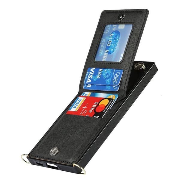 Zipper halskæde etui Samsung Galaxy Note 20 Ultra - Sort