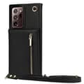 Miniatyrbillede 1 af 6: Zipper halskæde etui Samsung Galaxy Note 20 Ultra - Sort