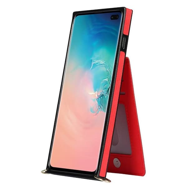 Zipper halskæde etui Samsung Galaxy S10 Plus - Rød