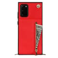 Pikkukuva 3 / 6: Zipper kaulakorukotelo Samsung Galaxy S20 - Punainen