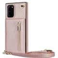 Miniatyrbillede 1 af 6: Zipper halskæde etui Samsung Galaxy S20 - Rose