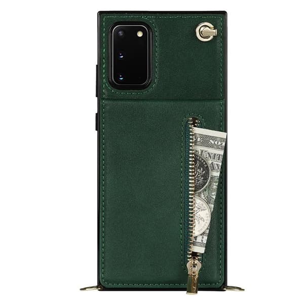 Zipper halskæde etui Samsung Galaxy S20 - Grøn