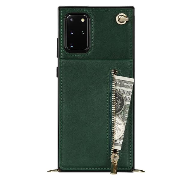 Zipper halskæde etui Samsung Galaxy S20 Plus - Grøn