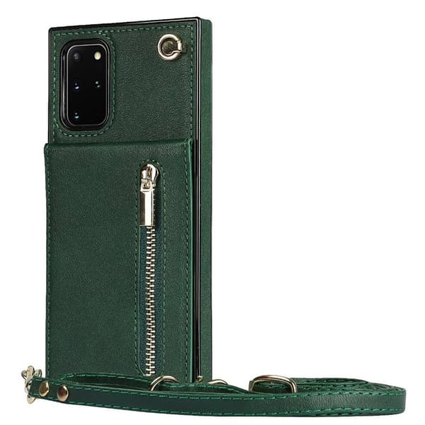 Zipper halskæde etui Samsung Galaxy S20 Plus - Grøn