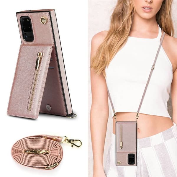 Zipper halskjede deksel Samsung Galaxy S20 Ultra - Rose