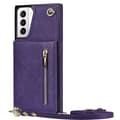 Miniatyrbild 1 av 6: Zipper necklace case Samsung Galaxy S21 Plus - Lila
