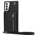 Miniatyrbild 1 av 6: Zipper necklace case Samsung Galaxy S21 Plus - Svart