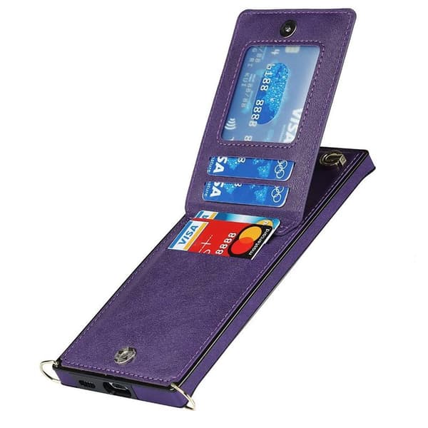 Zipper necklace case Samsung Galaxy S21 Ultra - Lila