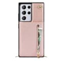 Miniatyrbilde 3 av 6: Zipper halskjede deksel Samsung Galaxy S21 Ultra - Rose