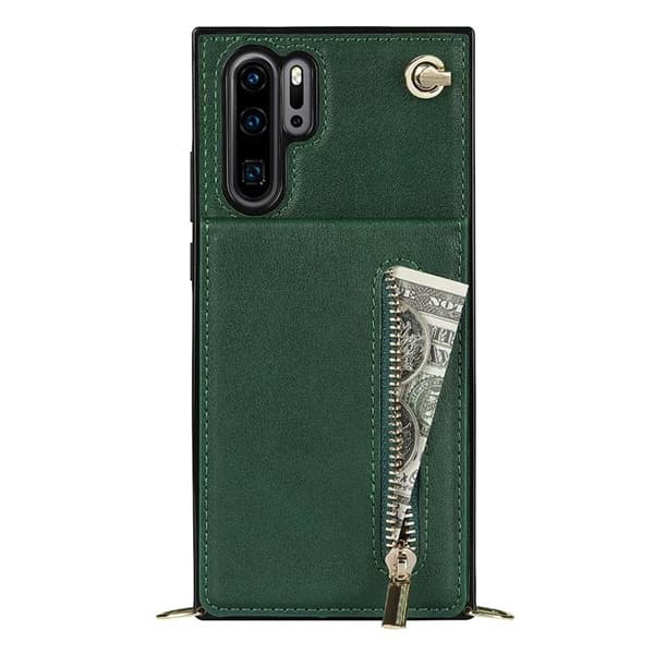 Zipper halskæde etui Huawei P30 Pro - Grøn