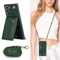 Miniatyrbild 5 av 6: Zipper necklace case Samsung Galaxy S21 FE - Grön
