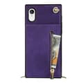 Miniatyrbild 3 av 6: Zipper necklace case Apple iPhone XR - Lila