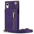 Miniatyrbild 1 av 6: Zipper necklace case Apple iPhone XR - Lila