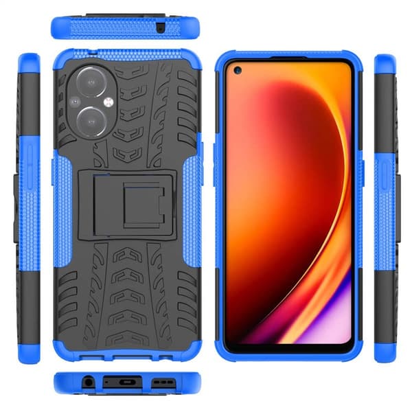Stødbestandigt cover med stativ OnePlus Nord N20 5G - Blå