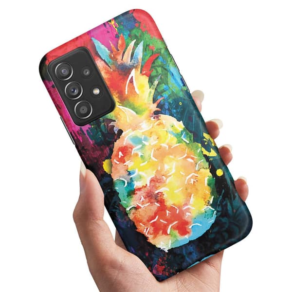 Samsung Galaxy A53 5G - Cover/Mobilcover Regnbue Ananas