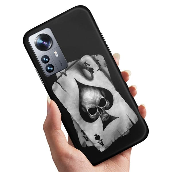 Xiaomi 12 Pro - Cover/Mobilcover Dødningehoved Kortspil