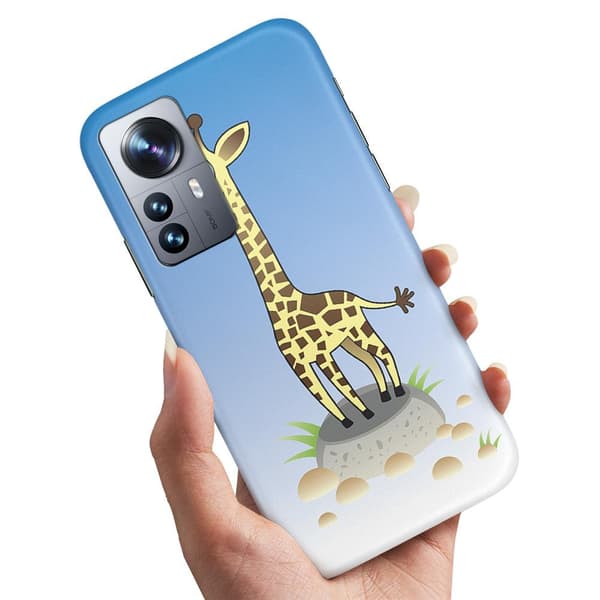 Xiaomi 12 Pro - Cover/Mobilcover Tegnet Giraf