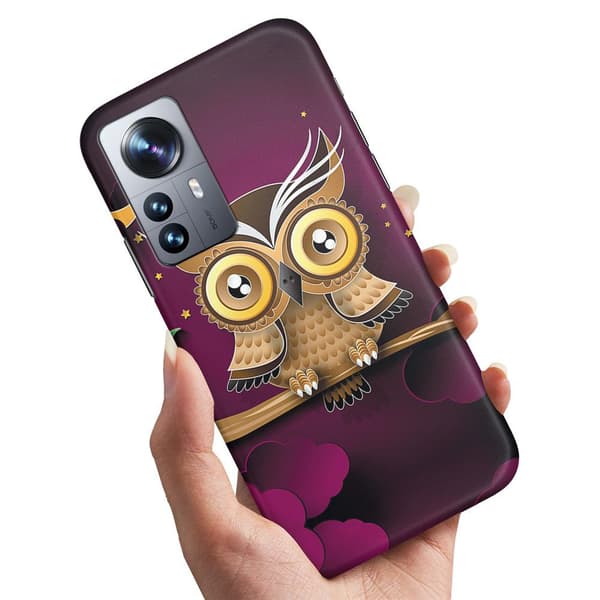 Xiaomi 12 - Cover/Mobilcover Lysbrun Ugle