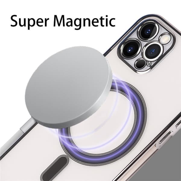 INF Mobiletui MagSafe Opladningsstøtte RødiPhone 12
