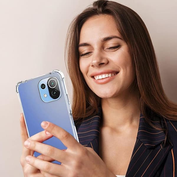 Stöttåligt Mobilskal Xiaomi 11 Lite/11 Lite 5G NE - Transparent