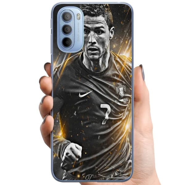 Motorola Moto G31 TPU Mobilskal Cristiano Ronaldo