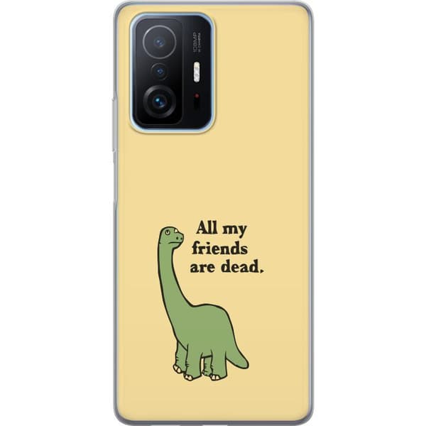 Xiaomi 11T Pro Läpinäkyvä kuori Dinosaurukset