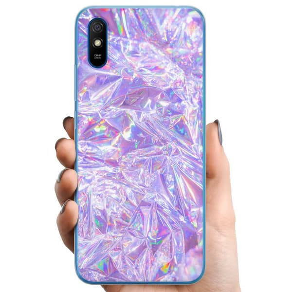 Xiaomi Redmi 9AT TPU Mobilcover Holografiske Diamanter