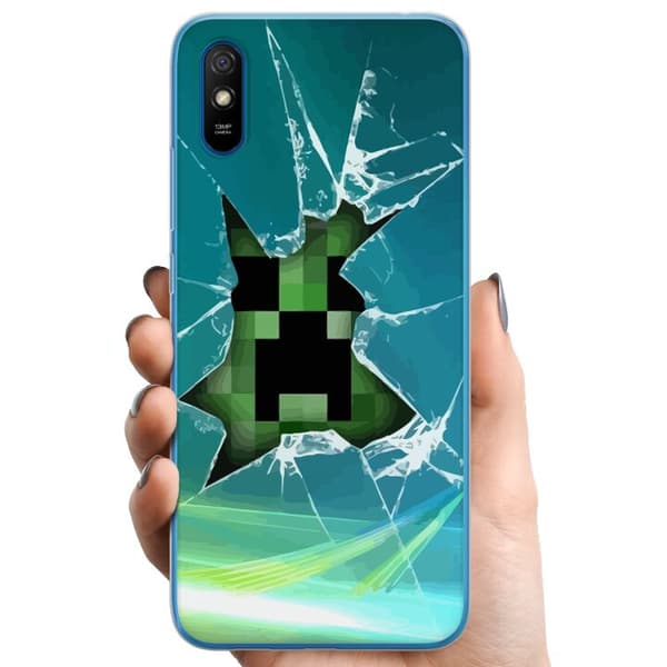 Xiaomi Redmi 9AT TPU Mobilcover MineCraft