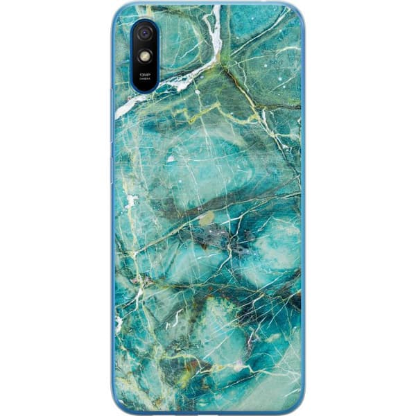 Xiaomi Redmi 9AT Genomskinligt Skal Light Emerald