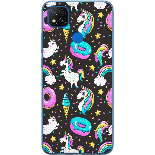 Xiaomi Redmi 9C NFC Genomskinligt Skal Unicorn