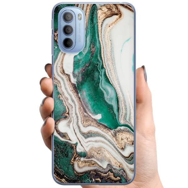 Motorola Moto G31 TPU Mobilskal Jungle