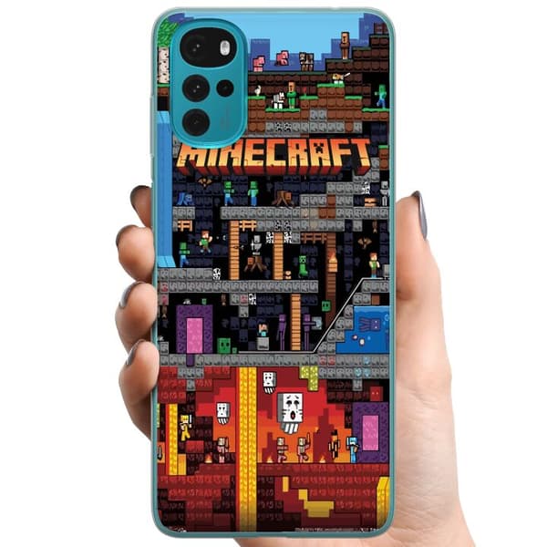Motorola Moto G22 TPU Mobilcover Minecraft