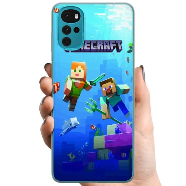 Motorola Moto G22 TPU Matkapuhelimen kuori Minecraft