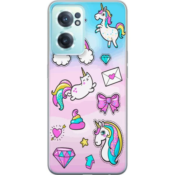 OnePlus Nord CE 2 5G Gennemsigtig cover Unicorn