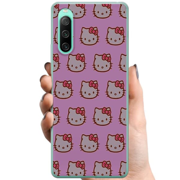 Sony Xperia 10 IV TPU Mobilcover Hello Kitty