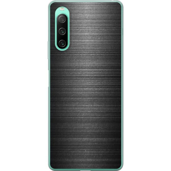 Sony Xperia 10 IV Gjennomsiktig deksel Børstet Metalle