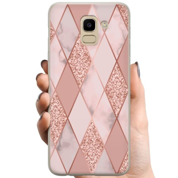 Samsung Galaxy J6 TPU Matkapuhelimen kuori Hieman Hienostunut