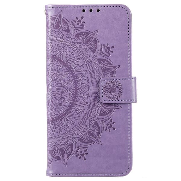 SKALO Xiaomi Redmi 10C Mandala Plånboksfodral - Lila